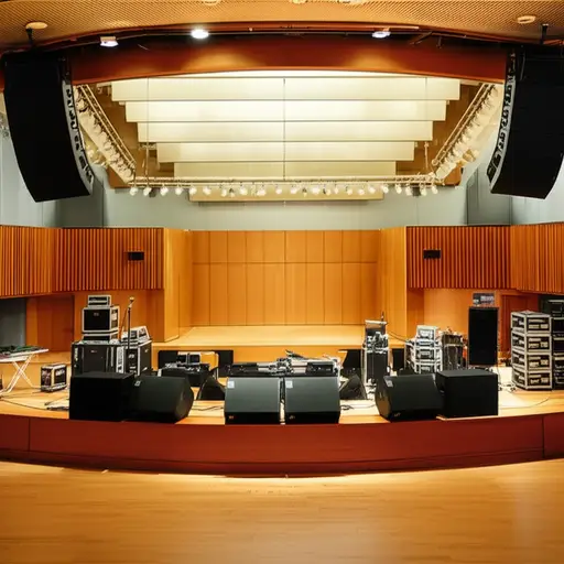 我们需要强大的扬声器用于音乐厅。