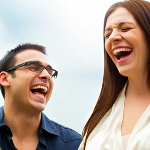 我听到他的一些评论大声笑了出来。