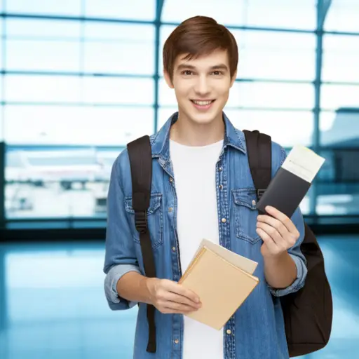 他选择去国外攻读硕士学位。