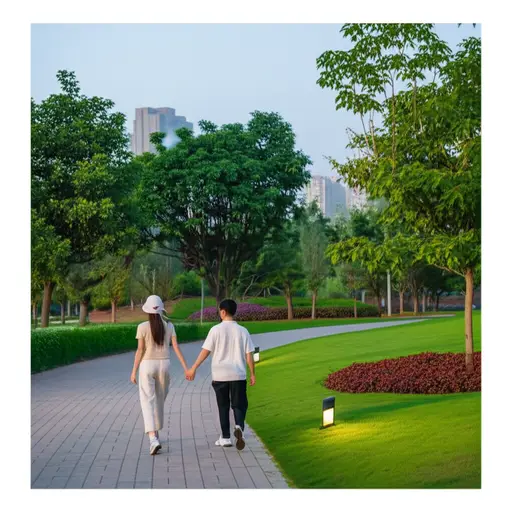 我们决定穿过公园以更快到家。