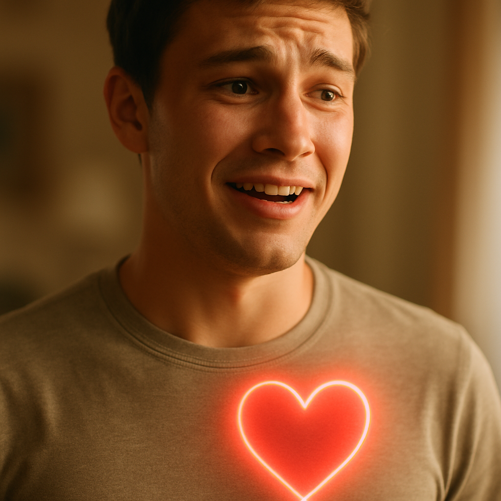 当你感到兴奋或害怕时，心跳会加快。