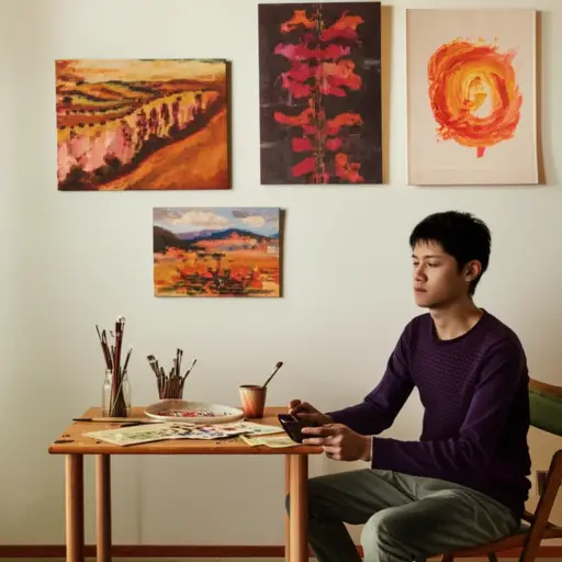 许多艺术家很难靠他们的艺术谋生。