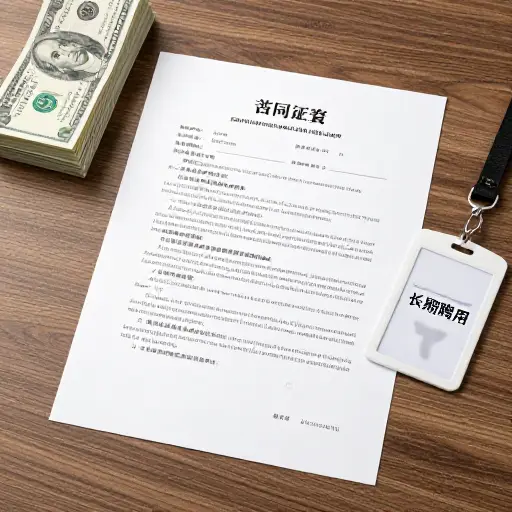 这份合同提供了高薪和长期的职位保障。