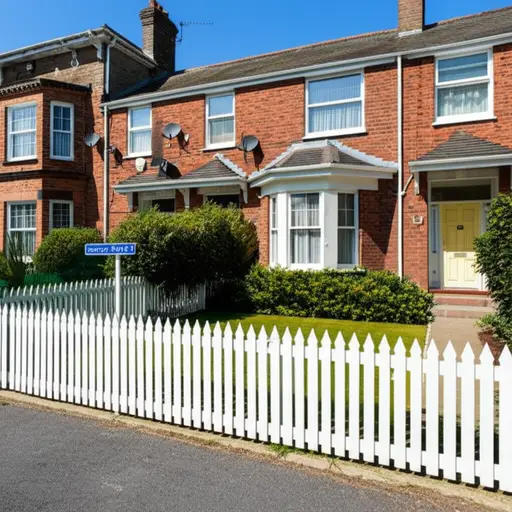 我们的房子在斯特顿街上。