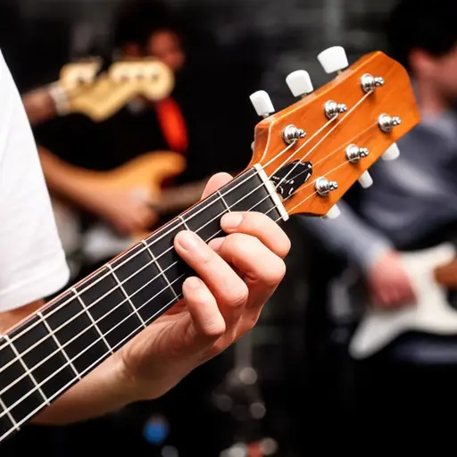 吉他在第四拍进入。