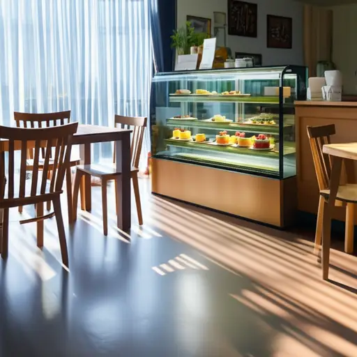 这家咖啡馆的蛋糕很好吃。