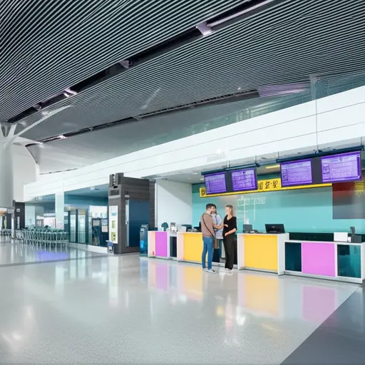 我将在办理登机手续的柜台与您会面。