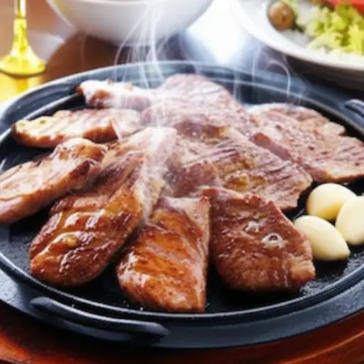 我喜欢午餐吃烧烤，特别是加些橄榄油和大蒜的。