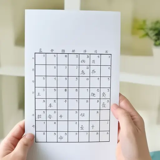 检查背页上的填字游戏答案。