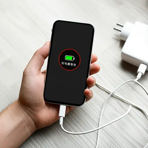 我需要给我的手机充电，因为电池电量不足了。