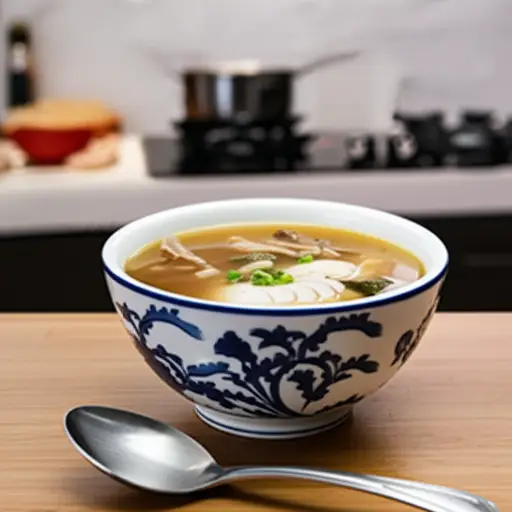 趁热把汤喝了，免得它凉了。