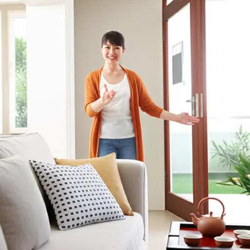 请进来，随便坐，别拘束。