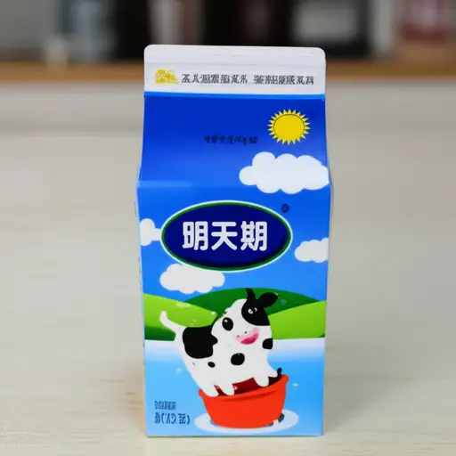 这盒牛奶明天过期。