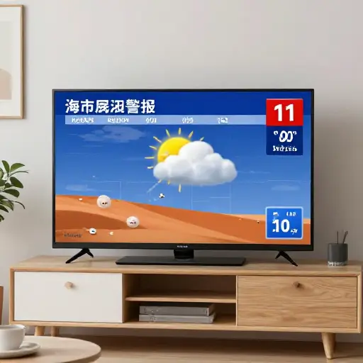 电视传播天气预报和政府机构发布的任何警告，例如洪水警报。