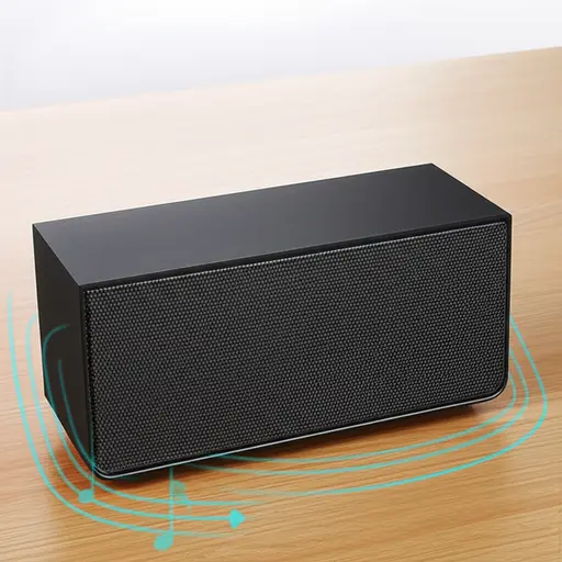 这个立体声扬声器产生出色的音质。