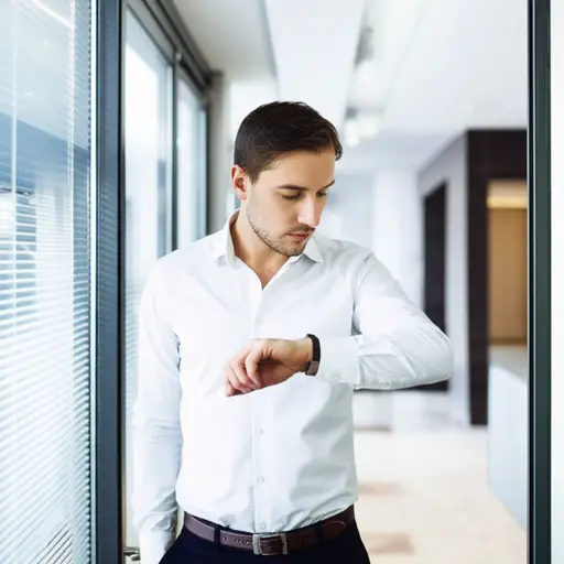 他通常准时到达。