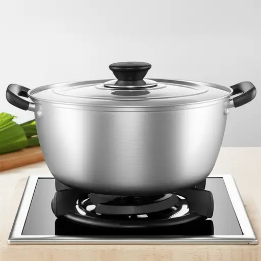 给锅盖上盖子，这样食物就能保持温热。