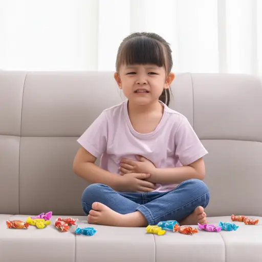 吃太多糖会导致胃疼。