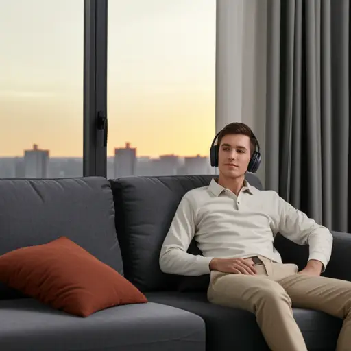 下班后，我通常听音乐来放松。