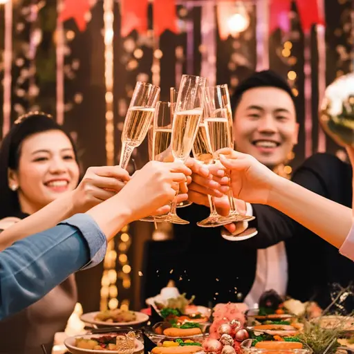 干杯！让我们庆祝这个时刻！