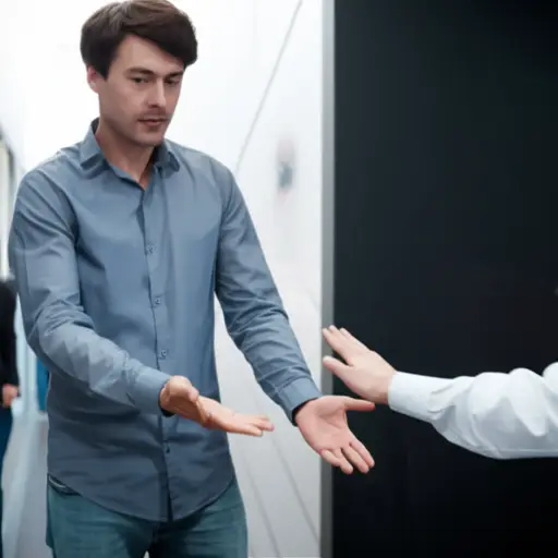 他被拒绝进入音乐会，因为他没有票。