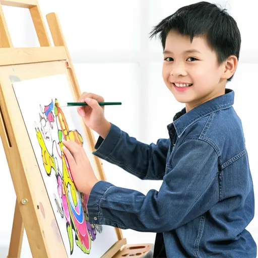 乔纳森画画很漂亮。