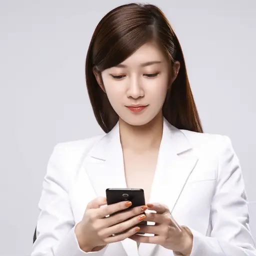 她的手机出了问题。