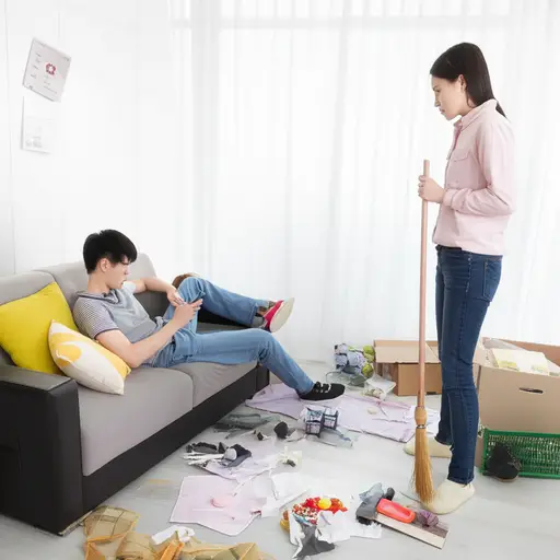 别这么懒，快来帮我打扫房间。