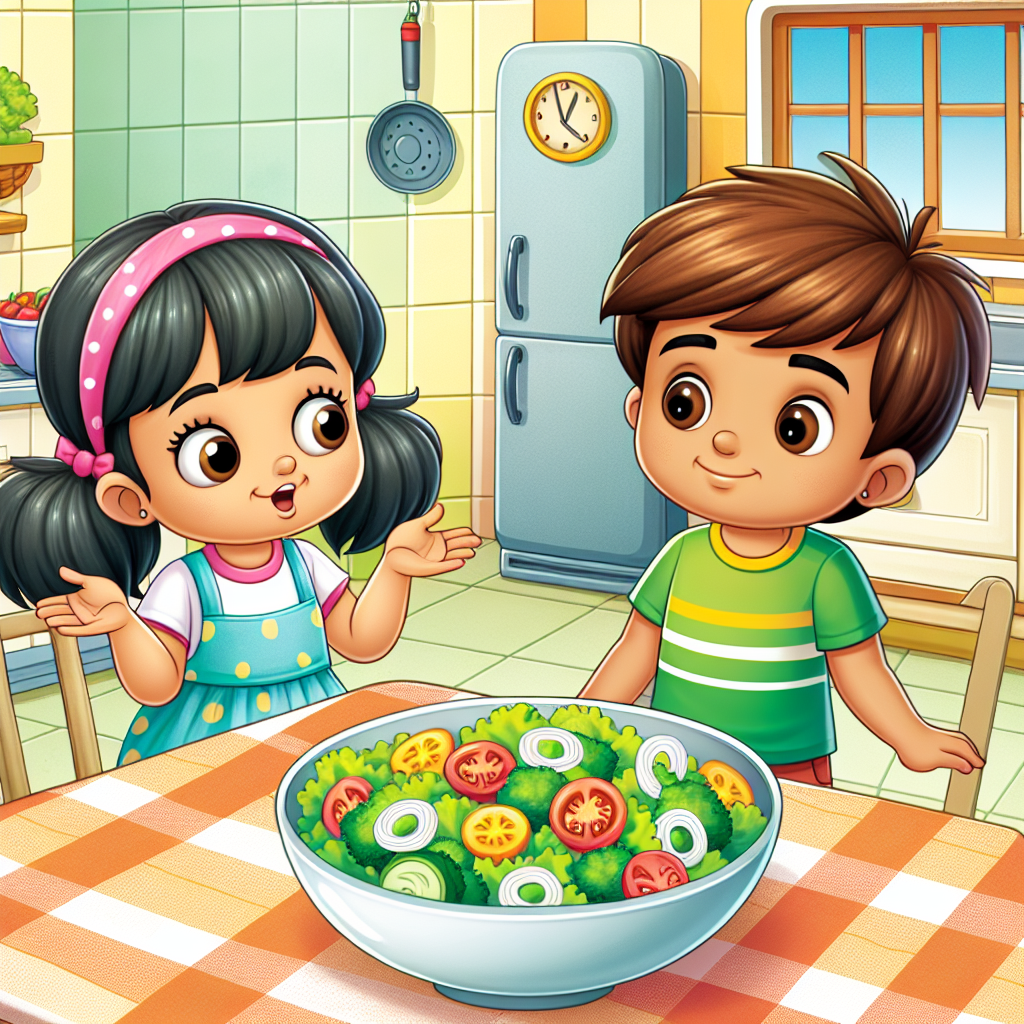 你想吃什么？我想吃沙拉。