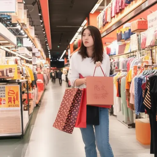 她只从某些商店购买食物。