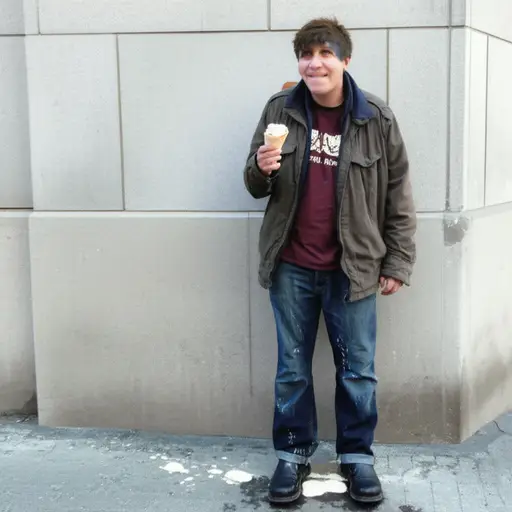 他完全是个白痴！