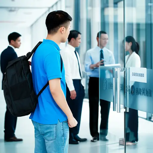 他的休闲着装不适合这次工作面试。