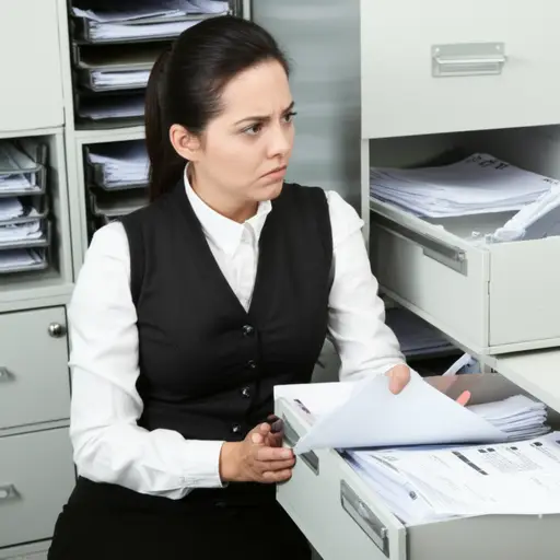 办公室的文件系统如此混乱，以至于找文件要花很长时间。