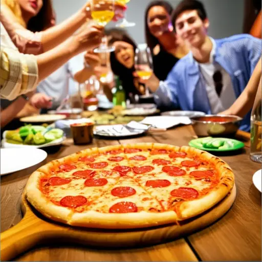 这是我在派对上吃过的最美味的披萨。