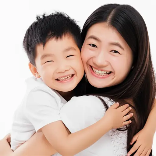 我爱我的妈妈。