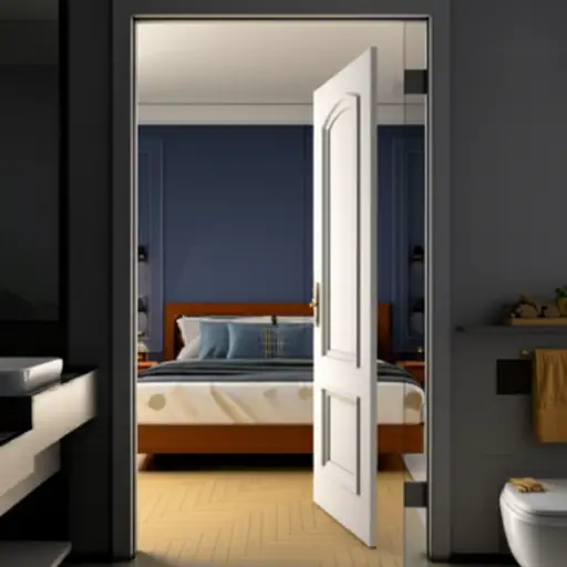 我每天晚上睡觉前都会洗个澡。