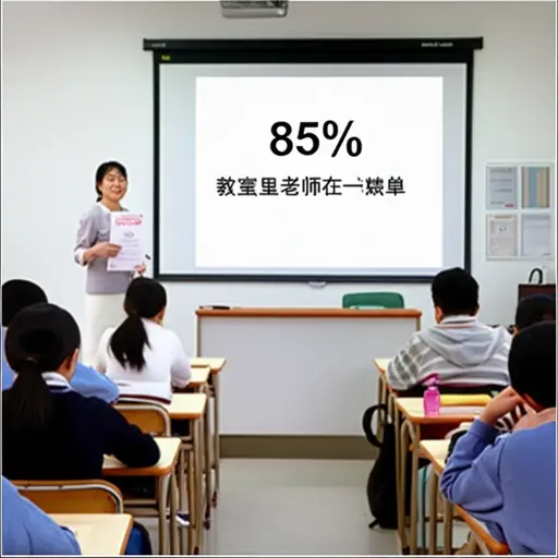 这次考试的班级平均分是85%。