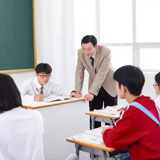 我们的老师很随和，对学生总是很有耐心。