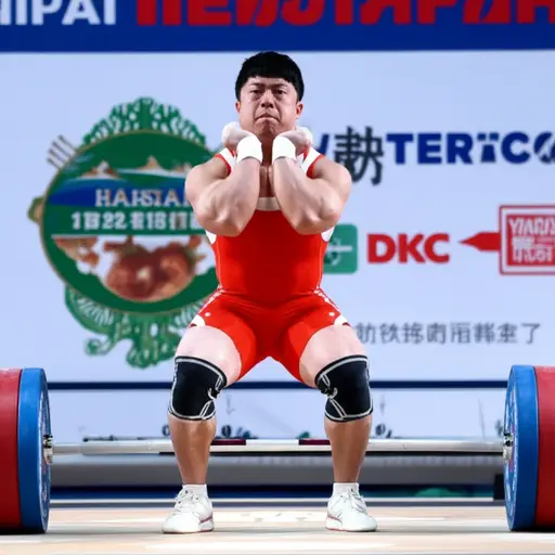 这位举重运动员非常强壮，能轻松举起200公斤。