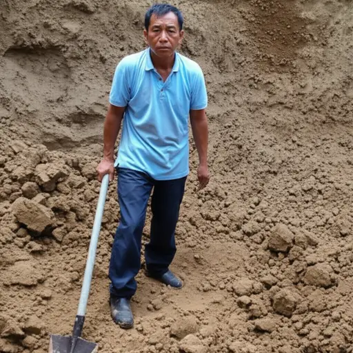 我开始挖掘，但那是徒劳的。