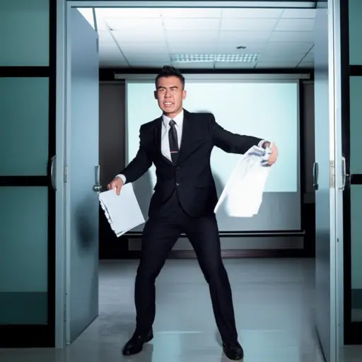 他对会议在最后一刻被取消感到生气。