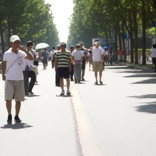 去年夏天非常热。