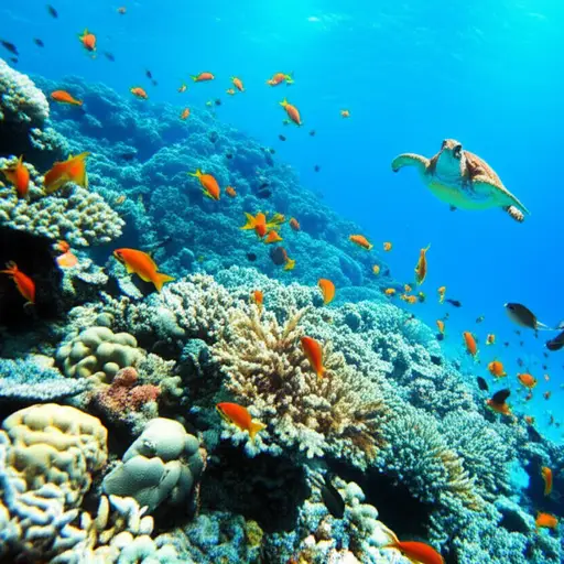 这部纪录片展示了珊瑚礁内多样的海洋生命。