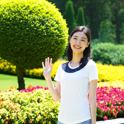 她是一个很好的人，最重要的是，她非常开朗。