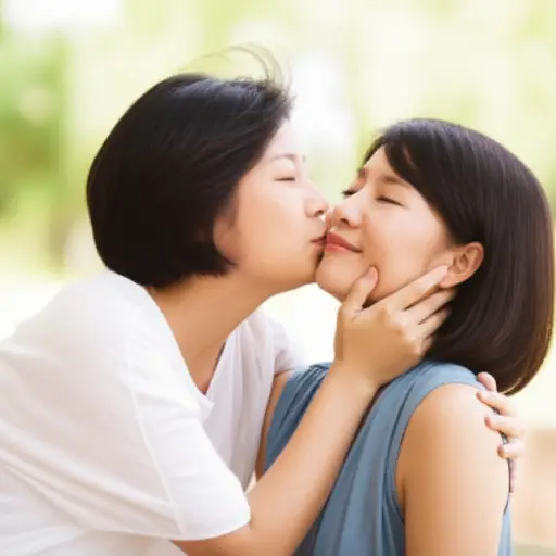 她俯身过来吻了我。