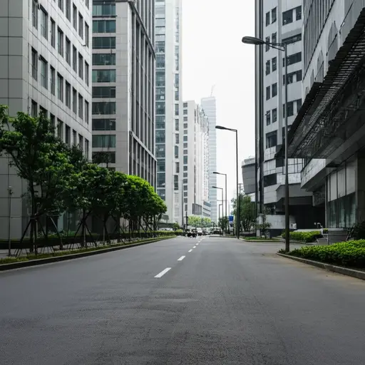 这座城市缺少绿地空间。
