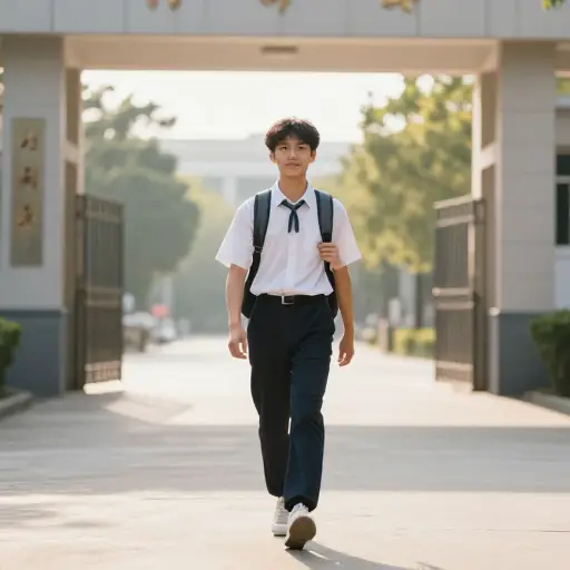 我肯定会准时到学校。