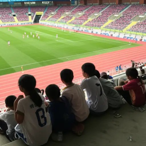 孩子们对那场体育比赛毫无兴趣。