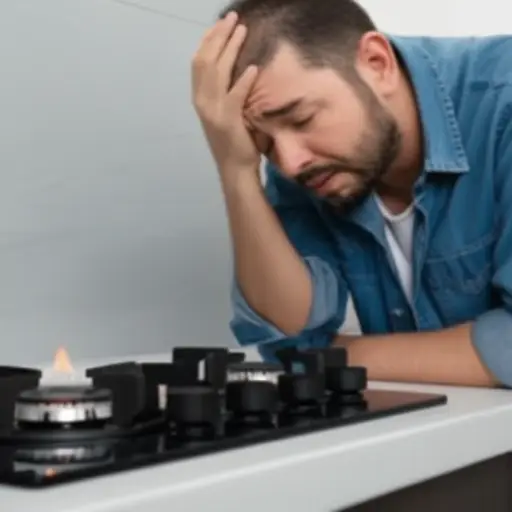 我无法让炉子点着火。