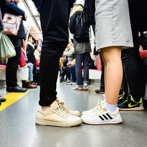 对不起，我不小心踩到你的脚了。